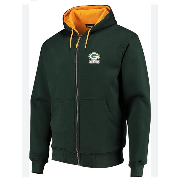 Green Bay Packers Full-Zip Hoodie/jacket – NFL Team Apparel large - Picture 1 of 6